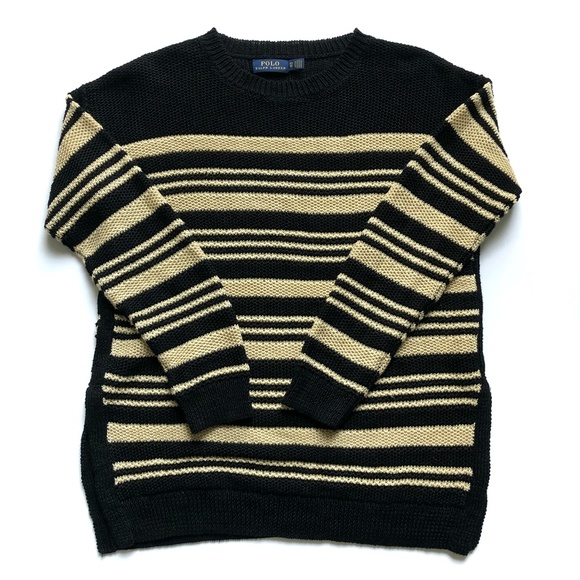 Polo Ralph Lauren Striped Sweater 100% Linen - Picture 4 of 14